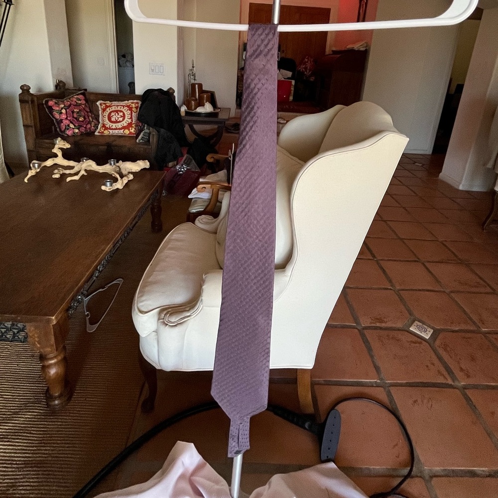 Donna Karan Purple Necktie